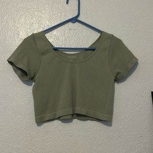 Small Sage Green Crop top